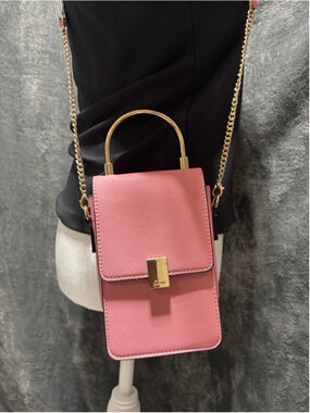 EUC Aldo Pink North South Mini Crossbody/Satchel Handbag Barbiecore